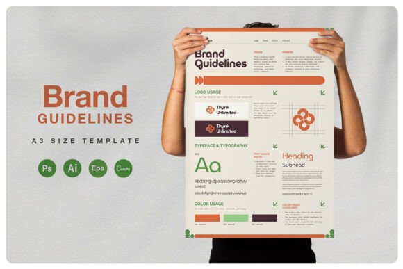 Download Modern Brand Guideline Poster - Modern Collection