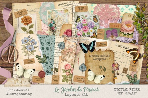 Download Journal Layout Pages Le Jardin De Papier - Pie Collection