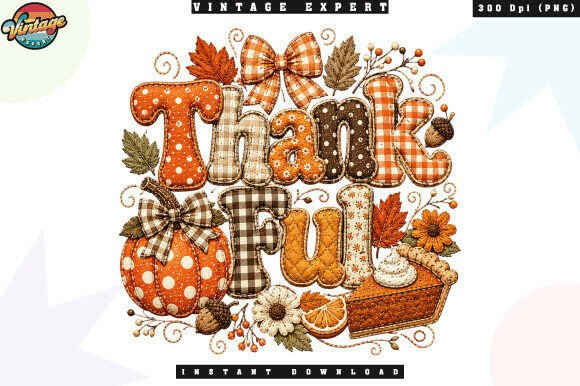 Download Thankful Autumn Pumpkin Pie Floral PNG - Pie Collection