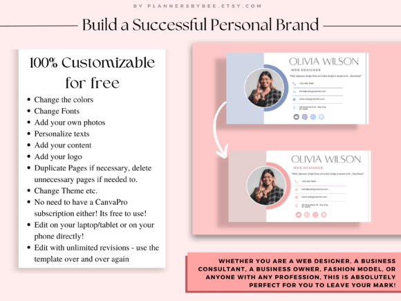 Download Modern Email Signature Template Canva - Modern Collection