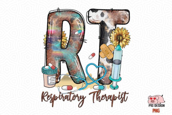 Download RT Respiratory Therapist Sublimation SVG - Respiratory Collection