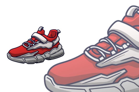 Download Red and White Hypebeast Sneakers - Premium Resources