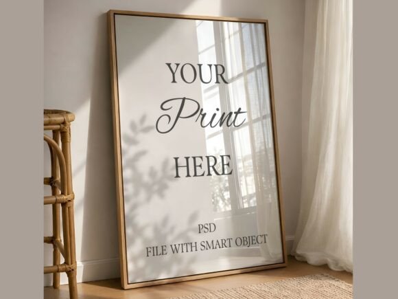 Download Large Floor Frame Mockup - Premium Resources