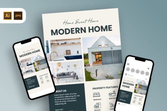 Download Modern Home Real Estate Marketing Flyer - Modern Collection